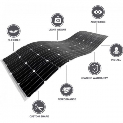 Elastyczny Panel Solarny Tesla Sun 12/24V 375 W